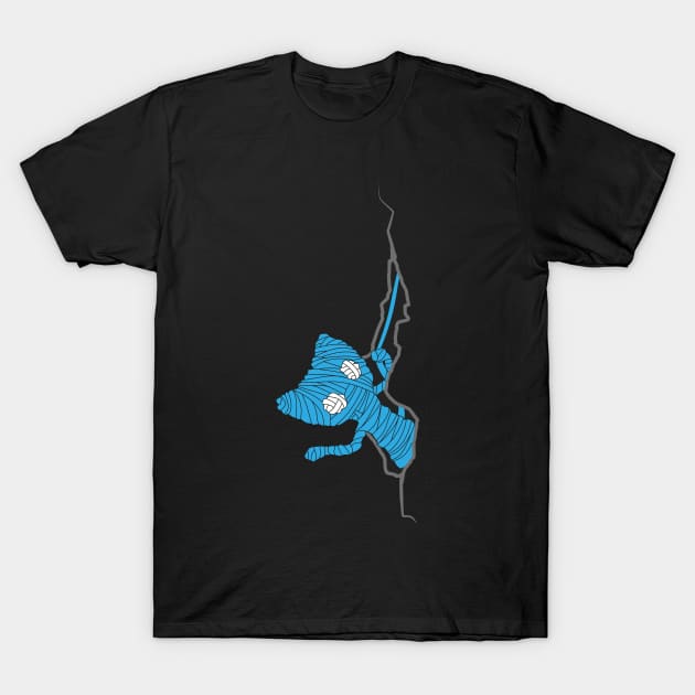 Unravel 2 blue comes out of its hole T-Shirt by Arzeglup